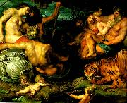 Peter Paul Rubens de fyra varldsdelarna Germany oil painting artist